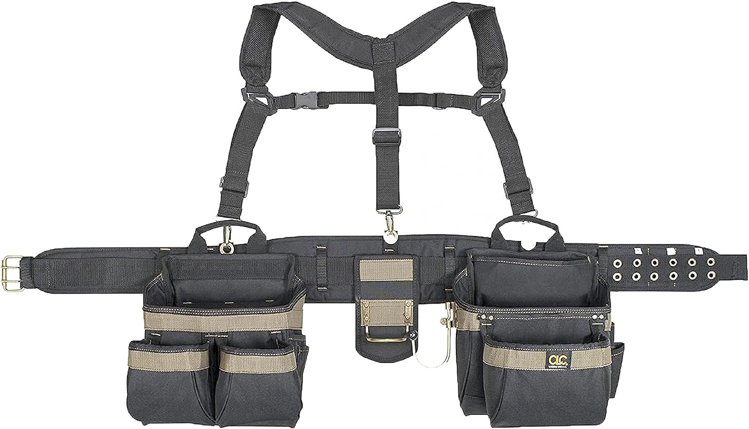 CLC Custom Leathercraft tool belt with multiple pockets for carpenters and construction work